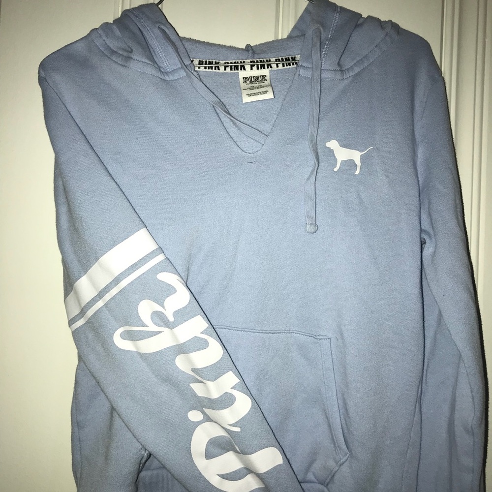 PINK VS Baby Blue Hoodie
